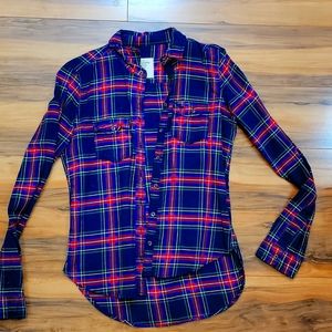 Abercrombie and Fitch flannel size xs